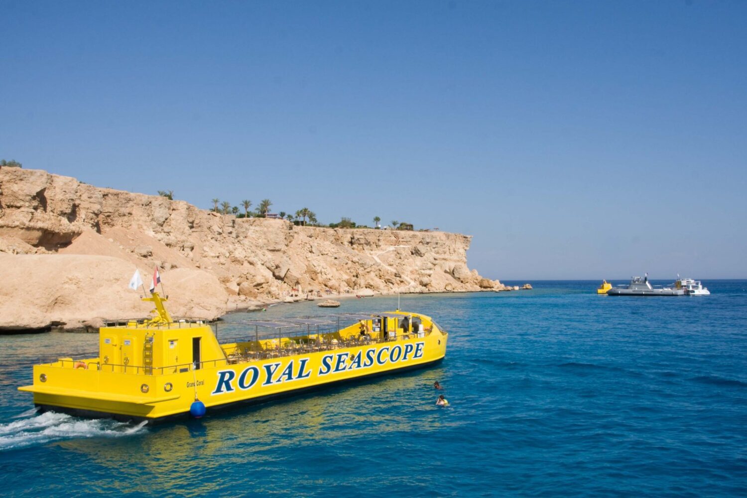 Semi Submarine in Sharm El Sheikh.